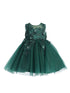 Tip Top Kids Girls 3D Floral Applique Special Occasion Dress, Sizes 6M-24M - SophiasStyle.com